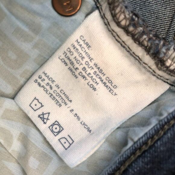 Marc by Marc Jacobs Lola Crop Skinny Jeans Size 28 Dark Wash Stretch - Picture 7 of 8